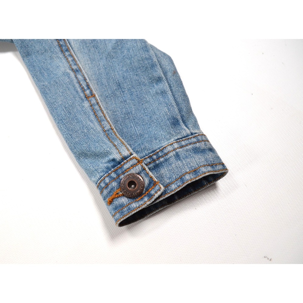 =====Highway Jeans Blue Distressed Denim Jean Crop Jacket‎ Women's Size M Nwt's - Picture 11 of 16